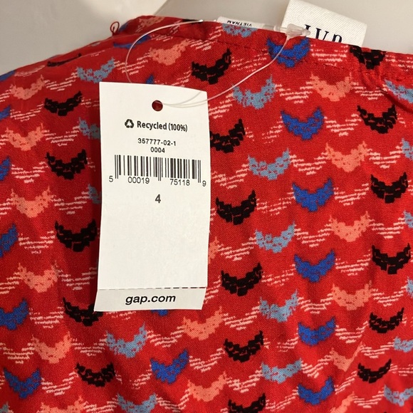 NWT Gap size 4 swing midi v neck dress - Picture 8 of 12